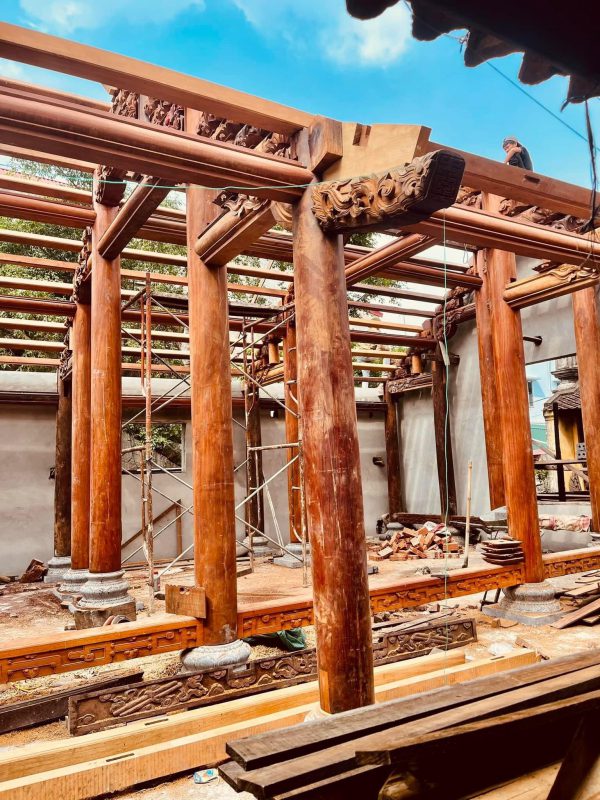 thi công nhà gỗ trọn gói, giá rẻ, có bảo hành tại Hà Nội