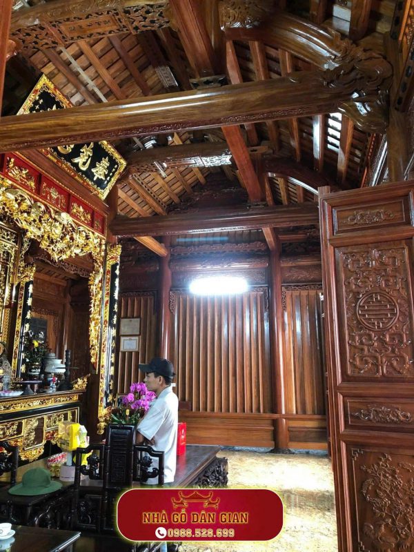 Công ty thi công nhà gỗ 3 gian tại Bắc Giang